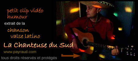 la chanteuse du sud clip humour